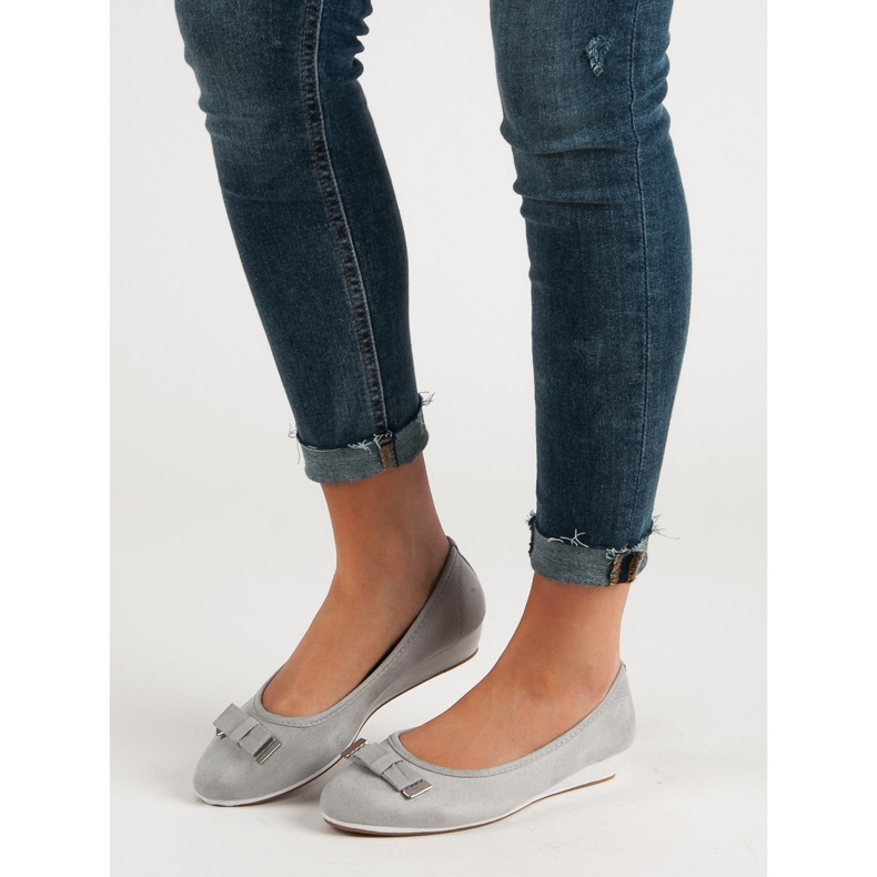 Vinceza Ballerina jousella harmaa 1