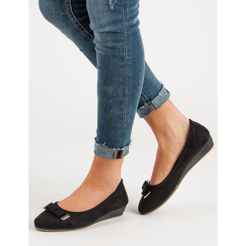 Vinceza Ballerina jousella musta 2