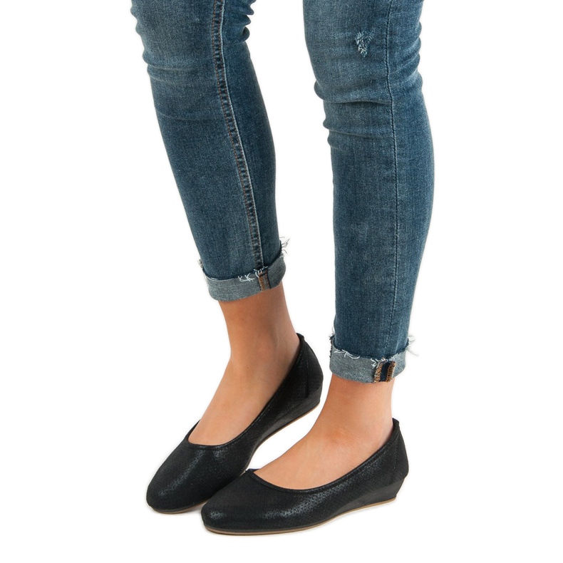 Vinceza Mukavat ballerinat musta 1