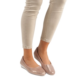 Vinceza Mukavat ballerinat vaaleanpunainen 1