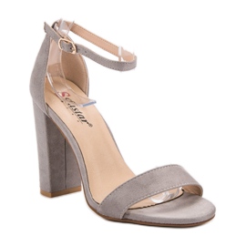 Seastar Seksikäs sandaalit baarissa harmaa 1