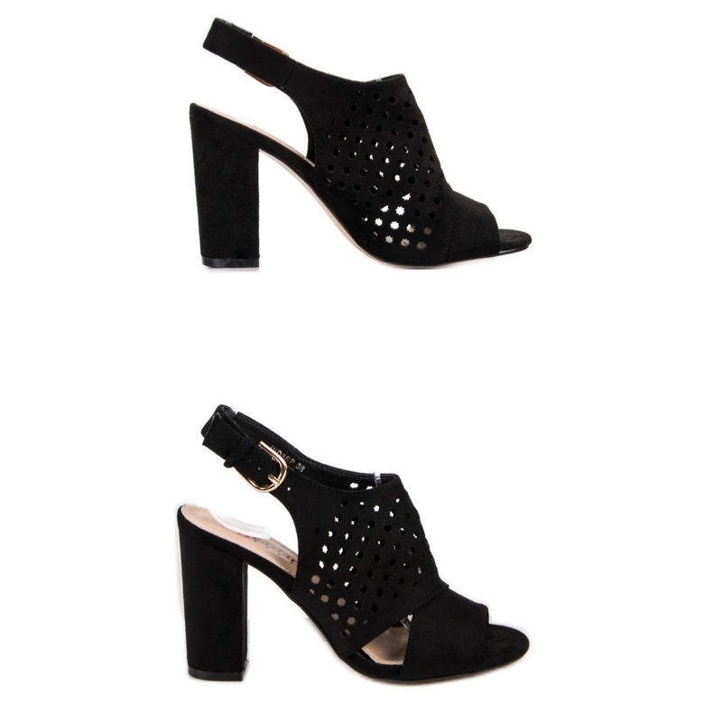 Seastar Rakennetut avoimet sandaalit musta 2 Seastar Rakennetut avoimet sandaalit musta 2