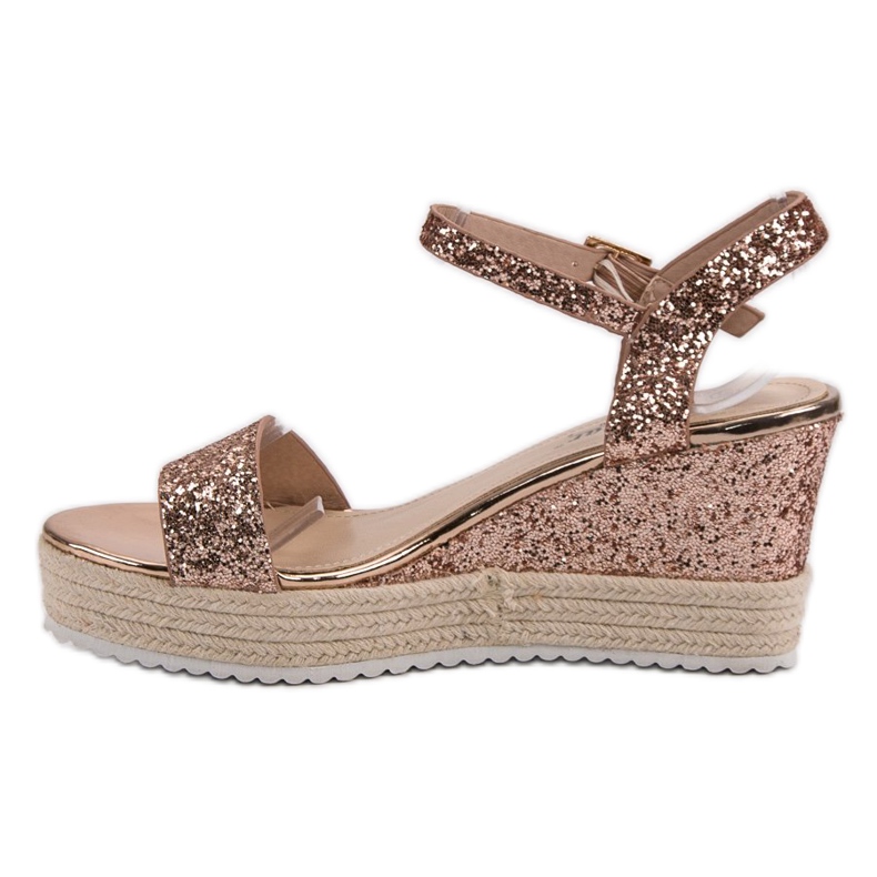 Seastar Mukavat kiilamaiset sandaalit keltainen 1