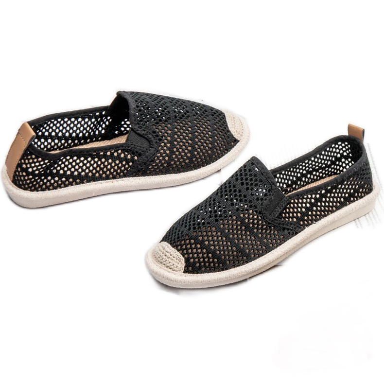 Lace Slip On lenkkarit musta 1