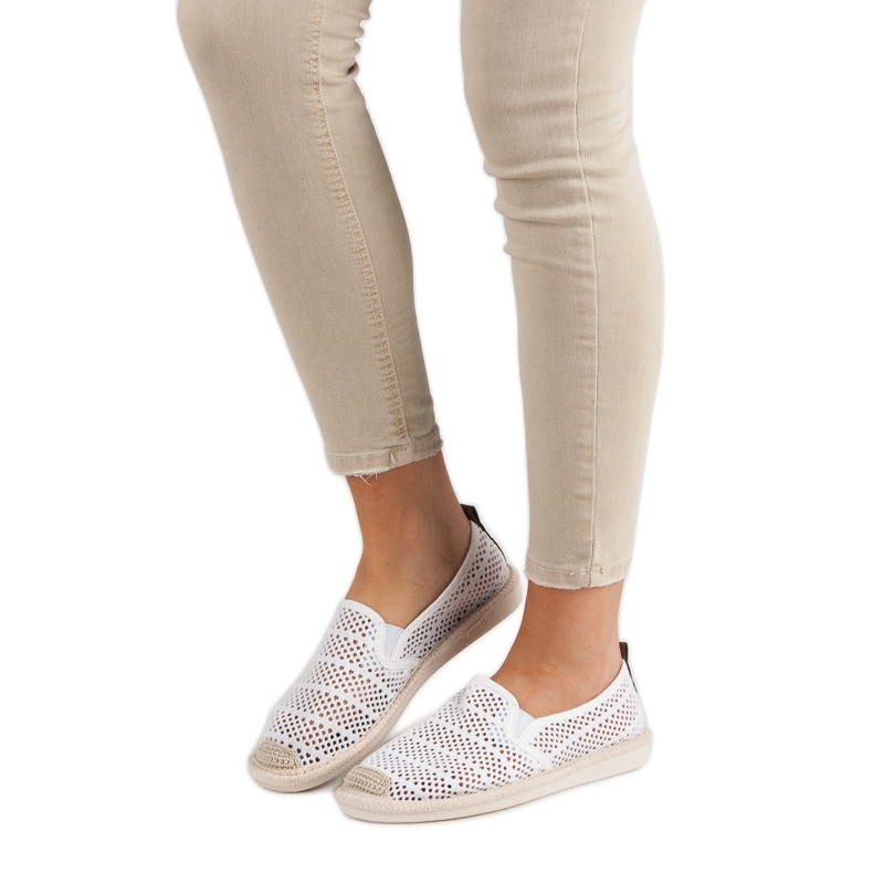 Lace Slip On lenkkarit valkoinen 2