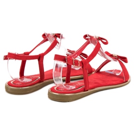 Sandaalit, joissa rusetti VINCEZA punainen 6