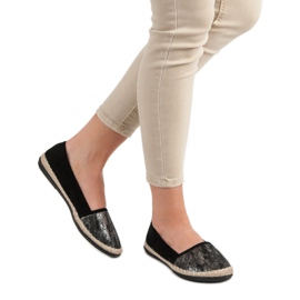 Lucky Shoes Mustat Slip-On kengät 2