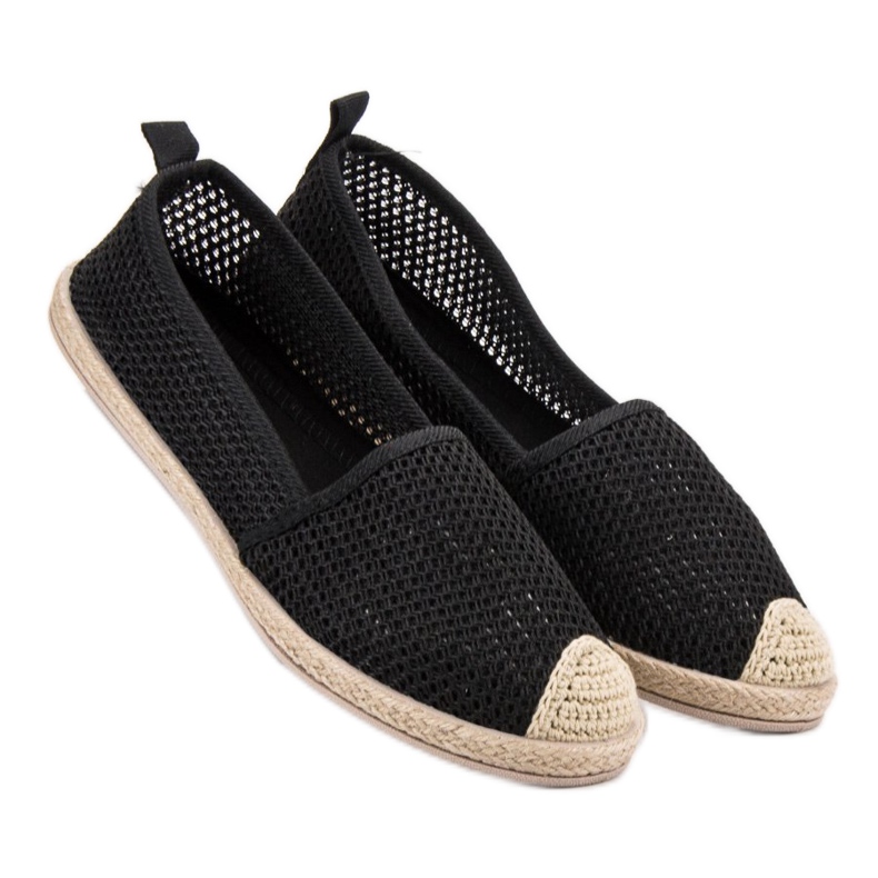 Seastar Mustat tekstiiliset espadrillit 2