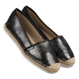 Lucky Shoes Musta Glitter Espadrilles 1