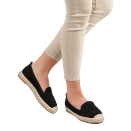 Lucky Shoes Black Openwork Lords musta 2