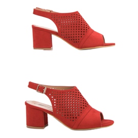 Rento suljettu sandaalit punainen 2