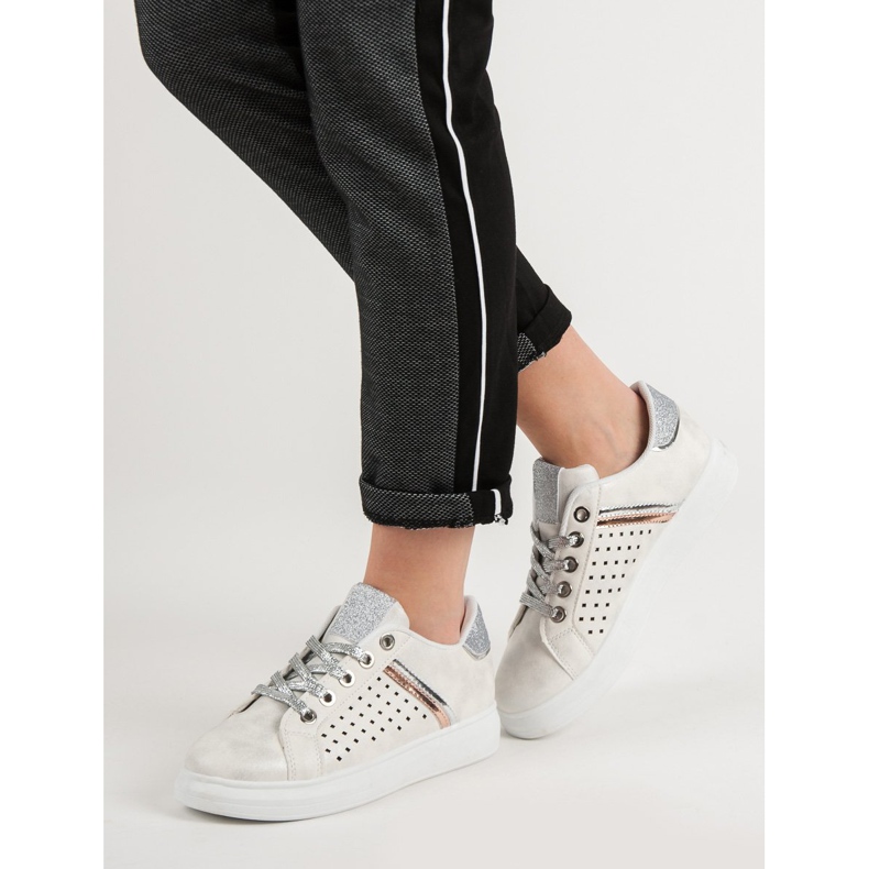 Muodikkaat urheilukengät harmaa 2