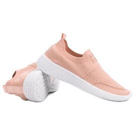 Weide Muodikkaat tekstiilikengät vaaleanpunainen 1