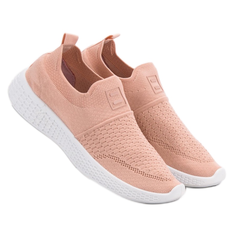 Weide Muodikkaat tekstiilikengät vaaleanpunainen 2