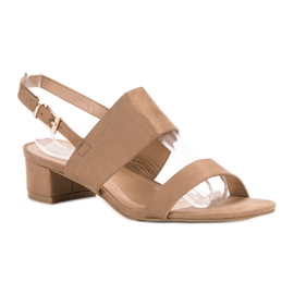 Small Swan Mukavat korkokengät sandaalit ruskea 1