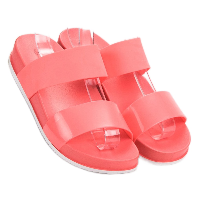 SHELOVET Mukavat korallitossut punainen 2