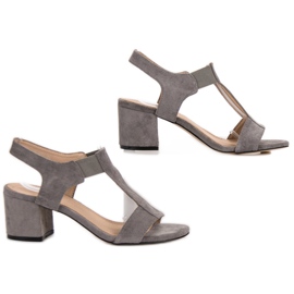 Evento Slip-on sandaalit postissa harmaa 1