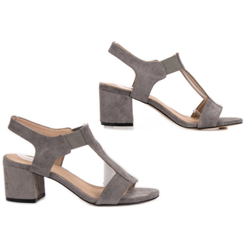 Evento Slip-on sandaalit postissa harmaa 1