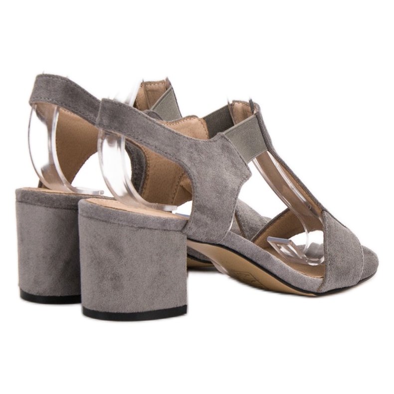 Evento Slip-on sandaalit postissa harmaa 2