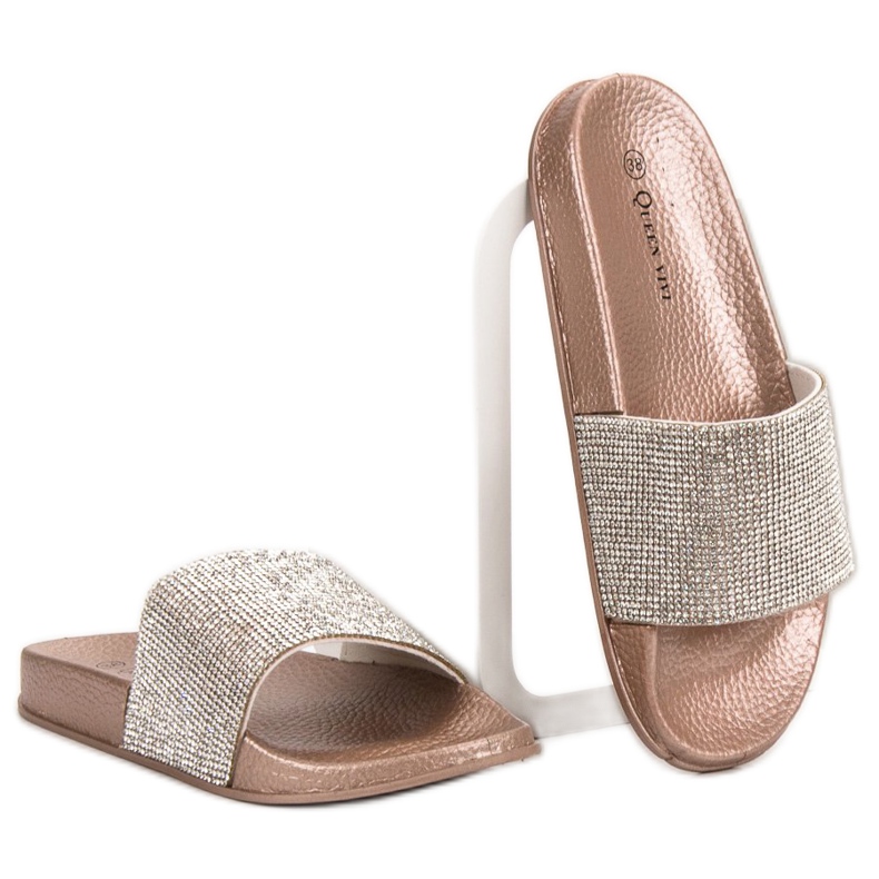 Queen Vivi Tossut kristalleilla keltainen 1