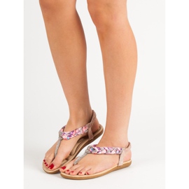 Cm Paris Muodikkaat japanilaiset sandaalit vaaleanpunainen 2