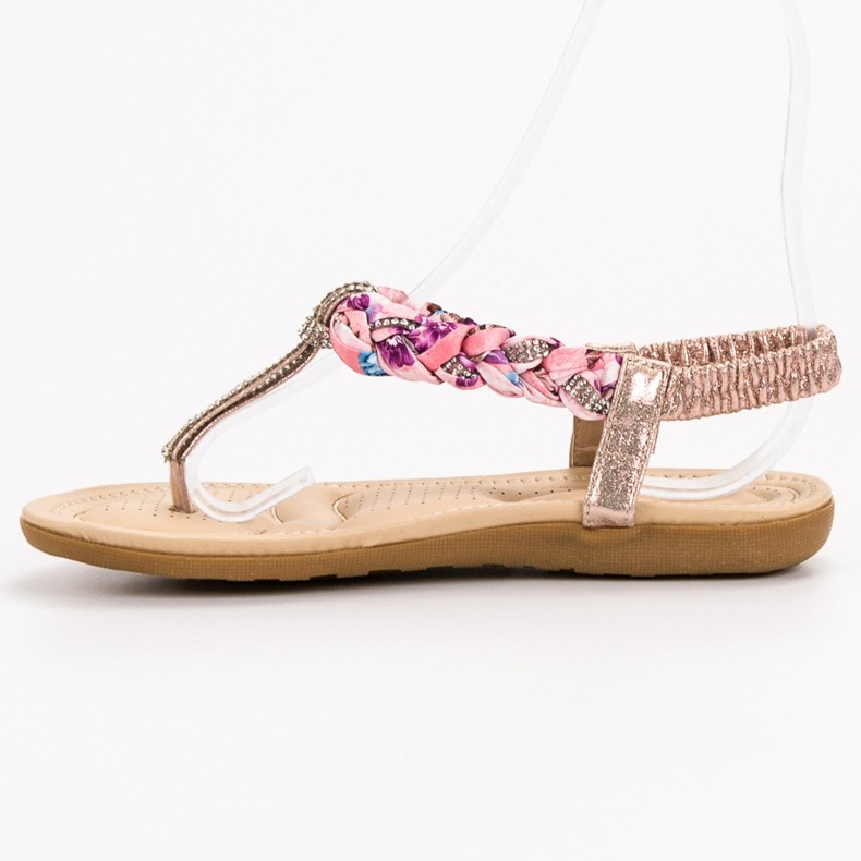 Cm Paris Muodikkaat japanilaiset sandaalit vaaleanpunainen 1