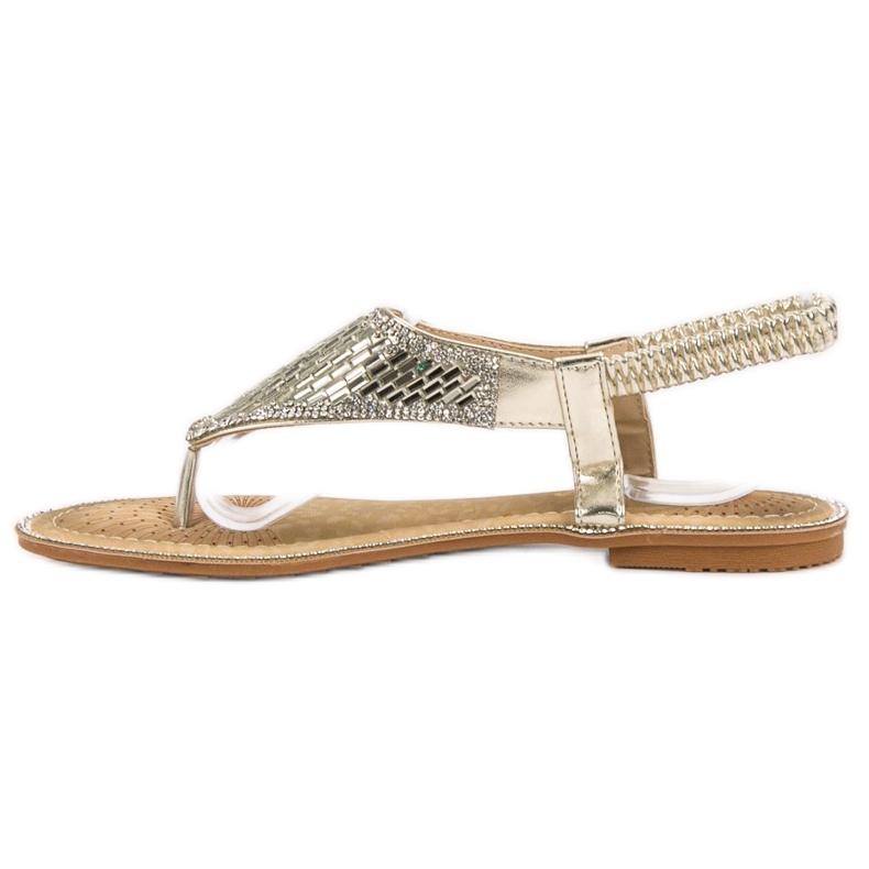 Encor Kultaiset japanilaiset sandaalit kultainen 1