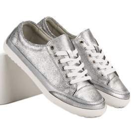 Filippo Hopea nahka lenkkarit harmaa 1