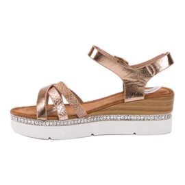 Seastar Muodikkaat sandaalit, joissa on kuutiometriä zirkonia keltainen 1