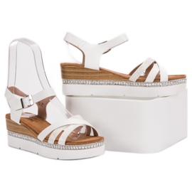 Seastar Muodikkaat sandaalit, joissa on kuutiometriä zirkonia valkoinen 1