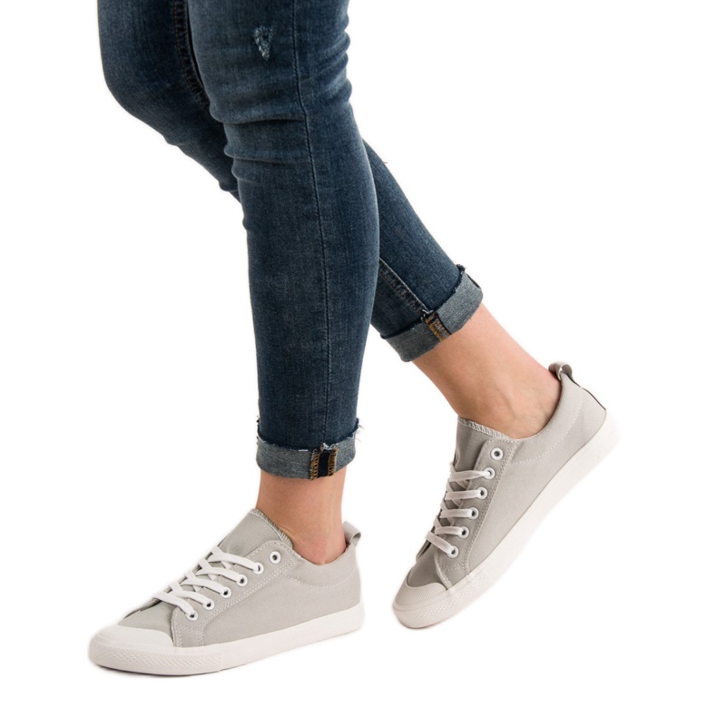 SHELOVET Matala harmaa lenkkarit 1