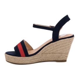 Primavera Rento Wedge sandaalit tummansininen 1
