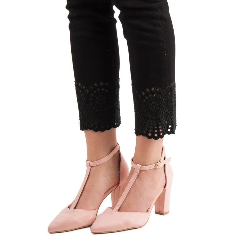 Primavera Vaaleanpunaiset pumput pylväässä vaaleanpunainen 2