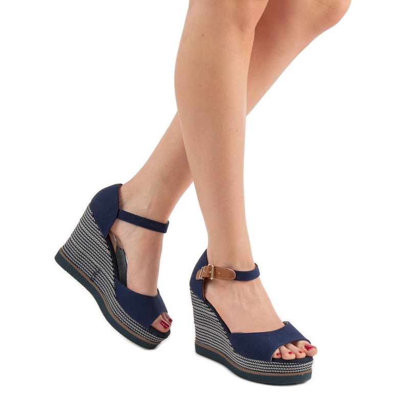 Primavera Wedge sandaalit sininen 2