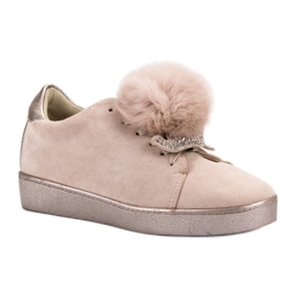 Lucky Shoes Mokkanahkaiset urheilukengät ruskea 1