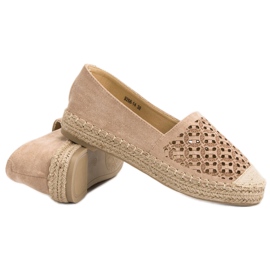 VICES Suede Espadrilles ruskea 1