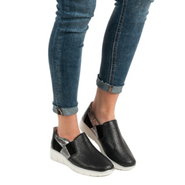 Filippo Mustat Slip On kengät 1