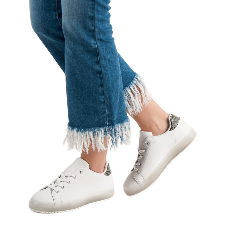 SHELOVET Naisten urheilukengät valkoinen 2