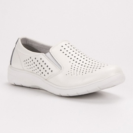 Kylie Valkoiset nahkakengät valkoinen 1