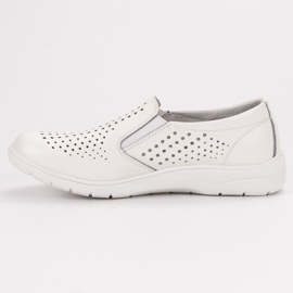 Kylie Valkoiset nahkakengät valkoinen 2