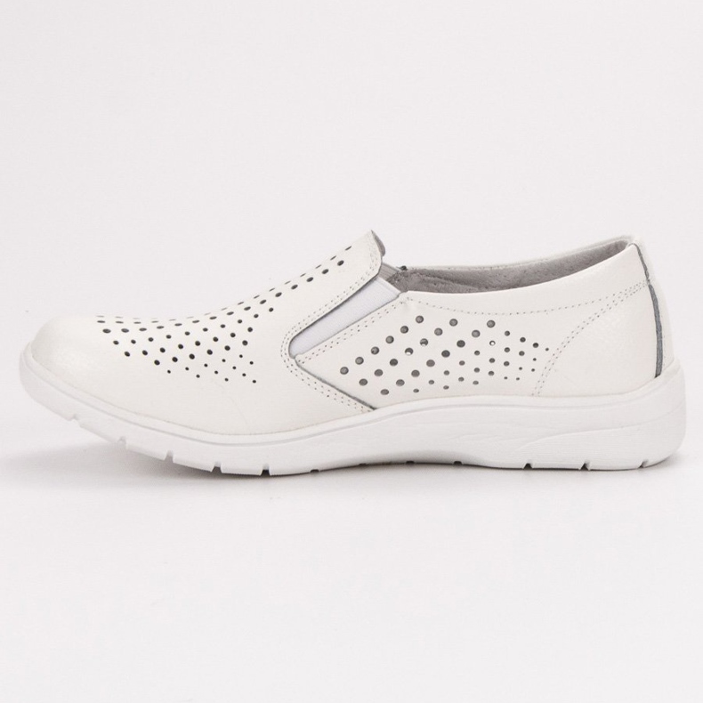 Kylie Valkoiset nahkakengät valkoinen 2