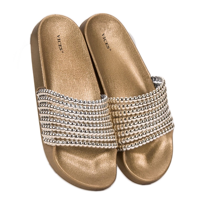 Muodikkaat VICES -tossut keltainen 1