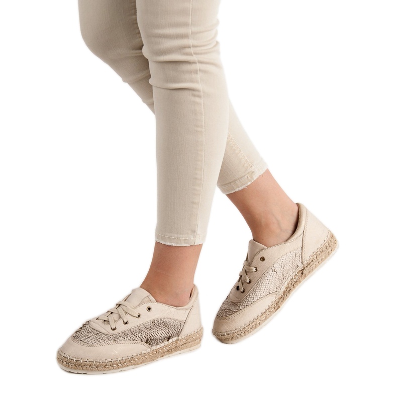 Kengät paljeteilla VICES ruskea 2