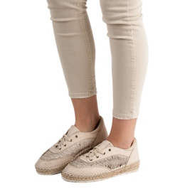 Kengät paljeteilla VICES ruskea 1