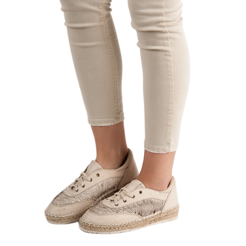 Kengät paljeteilla VICES ruskea 1