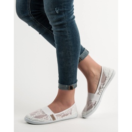 SHELOVET Pitsi ballerinat valkoinen 2