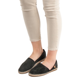 VICES Suede Espadrilles musta 1