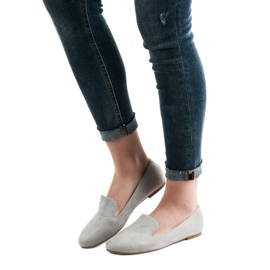 Lily Shoes Suede Lords harmaa 2