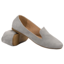 Lily Shoes Suede Lords harmaa 4