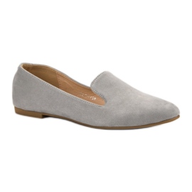 Lily Shoes Suede Lords harmaa 6